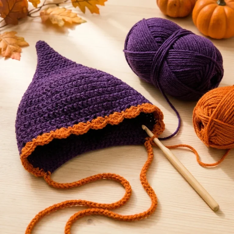 bonnet lutin bébé au crochet