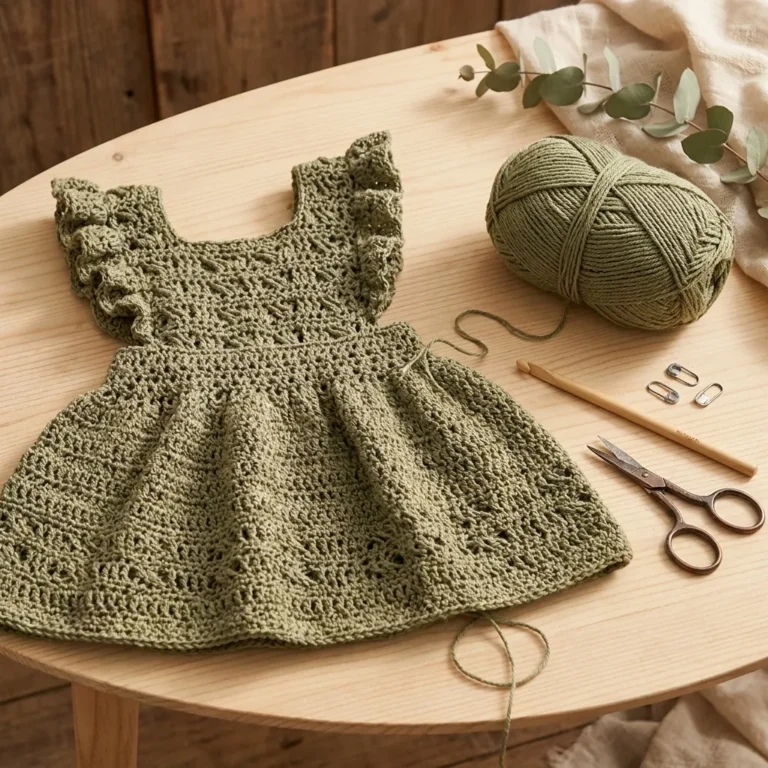 robe bébé au crochet