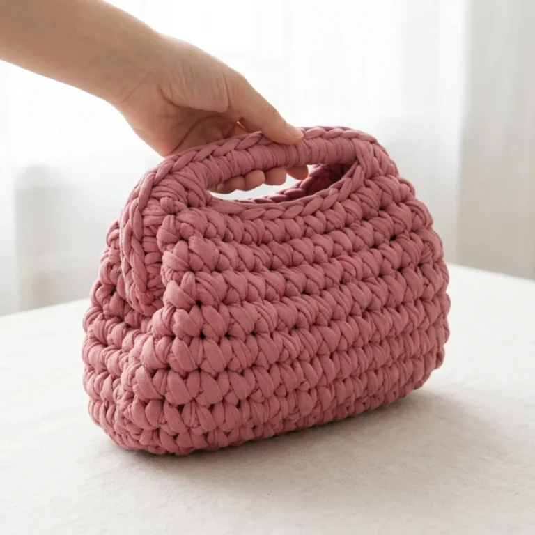sac crochet à poignée intégrée