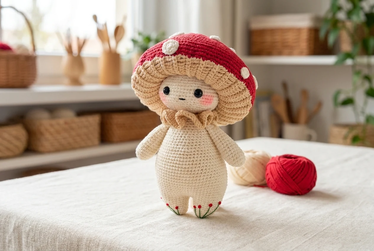 poupée champignon