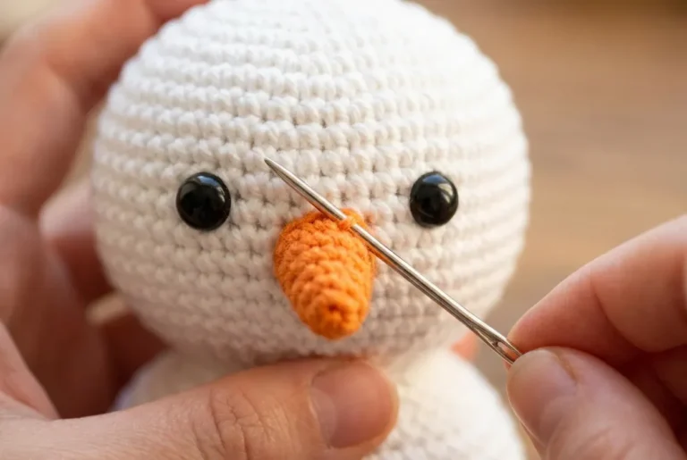 tutoriel bonhomme de neige au crochet
